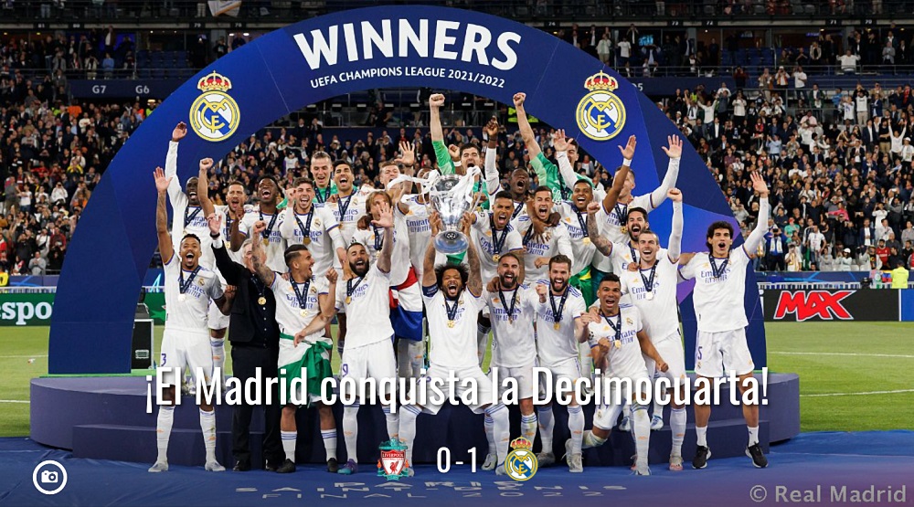 Real Madrid Campeón UCL 2022